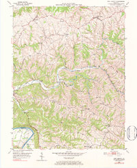 Download a high-resolution, GPS-compatible USGS topo map for New Liberty, KY (1984 edition)