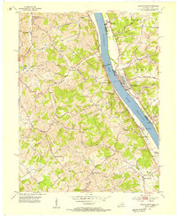 1953 Map of New Richmond, 1955 Print