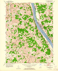 1953 Map of New Richmond, 1965 Print