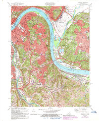 Download a high-resolution, GPS-compatible USGS topo map for Newport, KY (1987 edition)