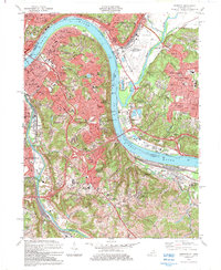 Download a high-resolution, GPS-compatible USGS topo map for Newport, KY (1984 edition)