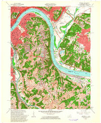 Download a high-resolution, GPS-compatible USGS topo map for Newport, KY (1963 edition)