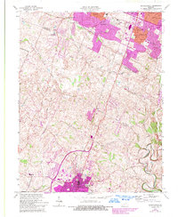 Download a high-resolution, GPS-compatible USGS topo map for Nicholasville, KY (1993 edition)