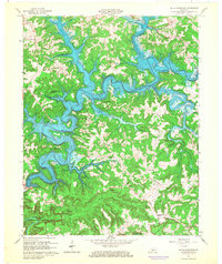 preview thumbnail of historical topo map of Edmonson County, KY in 1966