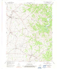 preview thumbnail of historical topo map of Shelby County, KY in 1954