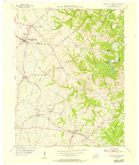 preview thumbnail of historical topo map of Shelby County, KY in 1954