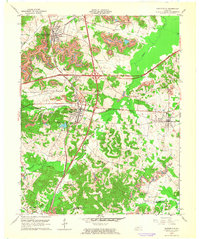 Download a high-resolution, GPS-compatible USGS topo map for Nortonville, KY (1964 edition)