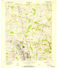 Download a high-resolution, GPS-compatible USGS topo map for Oak Grove, KY (1953 edition)