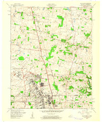 Download a high-resolution, GPS-compatible USGS topo map for Oak Grove, KY (1960 edition)
