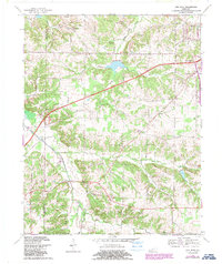 Download a high-resolution, GPS-compatible USGS topo map for Oak Level, KY (1988 edition)