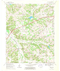 Download a high-resolution, GPS-compatible USGS topo map for Oak Level, KY (1971 edition)