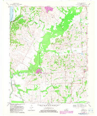 Download a high-resolution, GPS-compatible USGS topo map for Oakton, KY (1983 edition)