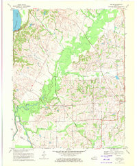 Download a high-resolution, GPS-compatible USGS topo map for Oakton, KY (1972 edition)