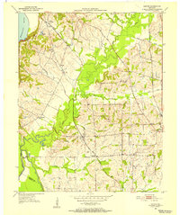 Download a high-resolution, GPS-compatible USGS topo map for Oakton, KY (1952 edition)