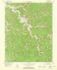 Download a high-resolution, GPS-compatible USGS topo map for Ogle, KY (1971 edition)