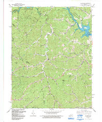 Download a high-resolution, GPS-compatible USGS topo map for Oil Springs, KY (1992 edition)