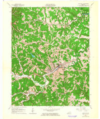 Download a high-resolution, GPS-compatible USGS topo map for Olive Hill, KY (1964 edition)