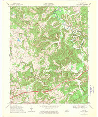 Download a high-resolution, GPS-compatible USGS topo map for Olney, KY (1970 edition)
