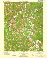 Download a high-resolution, GPS-compatible USGS topo map for Oneida, KY (1966 edition)