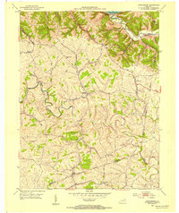 Download a high-resolution, GPS-compatible USGS topo map for Orangeburg, KY (1954 edition)