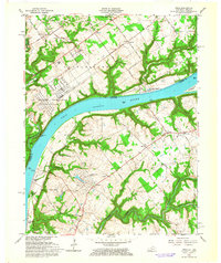 preview thumbnail of historical topo map of Clark County, KY in 1961