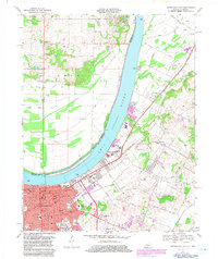 Download a high-resolution, GPS-compatible USGS topo map for Owensboro East, KY (1983 edition)
