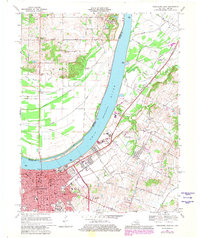 preview thumbnail of historical topo map of Daviess County, KY in 1967