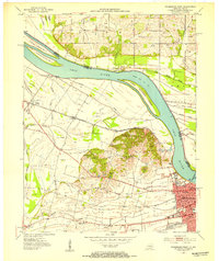 Download a high-resolution, GPS-compatible USGS topo map for Owensboro West, KY (1953 edition)