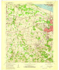 Download a high-resolution, GPS-compatible USGS topo map for Paducah West, KY (1959 edition)