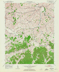 Download a high-resolution, GPS-compatible USGS topo map for Paint Lick, KY (1971 edition)
