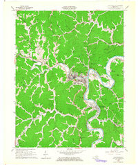 preview thumbnail of historical topo map of Paintsville, KY in 1962
