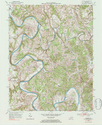Download a high-resolution, GPS-compatible USGS topo map for Palmer, KY (1984 edition)
