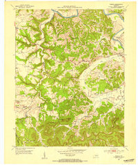 Download a high-resolution, GPS-compatible USGS topo map for Panola, KY (1954 edition)