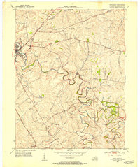 1952 Map of Paris East, 1953 Print
