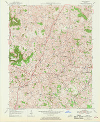 Download a high-resolution, GPS-compatible USGS topo map for Park, KY (1968 edition)