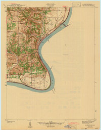 1943 Map of Grant County, IN