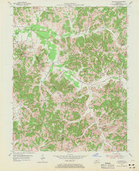 Download a high-resolution, GPS-compatible USGS topo map for Pellville, KY (1970 edition)