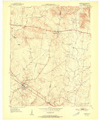 preview thumbnail of historical topo map of Pembroke, KY in 1951