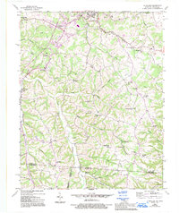 preview thumbnail of historical topo map of Allen County, KY in 1954