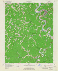 Download a high-resolution, GPS-compatible USGS topo map for Pikeville, KY (1967 edition)