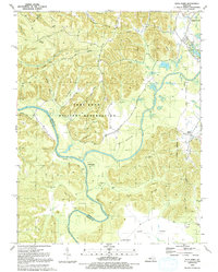 Download a high-resolution, GPS-compatible USGS topo map for Pitts Point, KY (1992 edition)