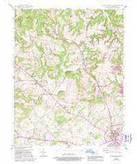 Download a high-resolution, GPS-compatible USGS topo map for Pleasant Green Hill, KY (1995 edition)