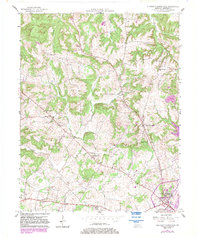 Download a high-resolution, GPS-compatible USGS topo map for Pleasant Green Hill, KY (1983 edition)
