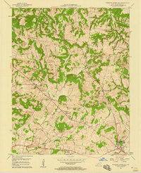 preview thumbnail of historical topo map of Christian County, KY in 1957