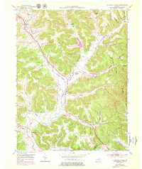 1951 Map of Rowan County, KY, 1979 Print