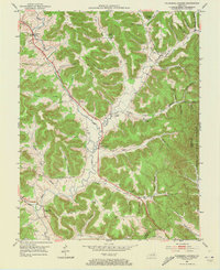 1951 Map of Rowan County, KY, 1973 Print
