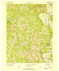 preview thumbnail of historical topo map of Franklin County, KY in 1953