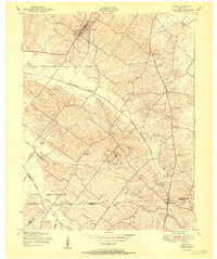 Download a high-resolution, GPS-compatible USGS topo map for Poole, KY (1951 edition)