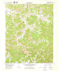 Download a high-resolution, GPS-compatible USGS topo map for Portersburg, KY (1979 edition)