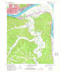 Download a high-resolution, GPS-compatible USGS topo map for Portsmouth, KY (1977 edition)